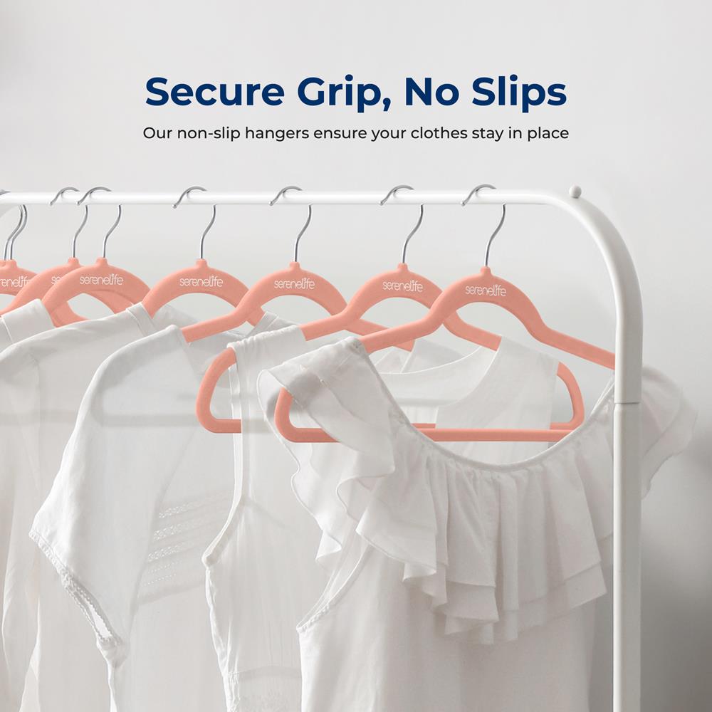 product image number 3 for SereneLife Non-Slip Velvet Hangers