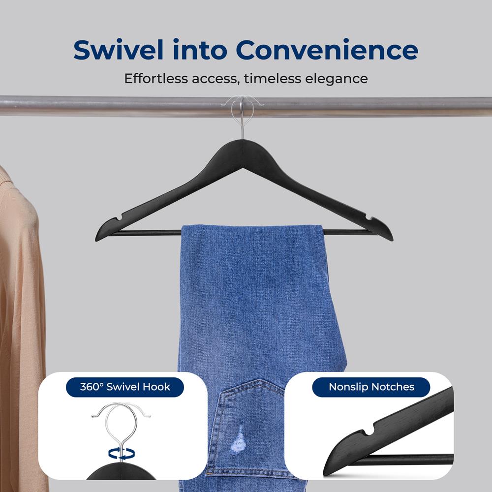 SereneLife Coat Hangers - Thumbnail 2