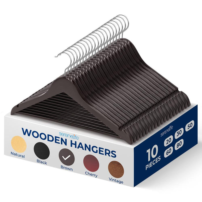 Non-Slip Wooden Hangers