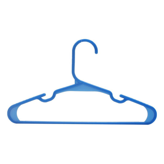 40-Pack Non-Slip Kids Hangers - Space-Saving, Durable Plastic, Blue