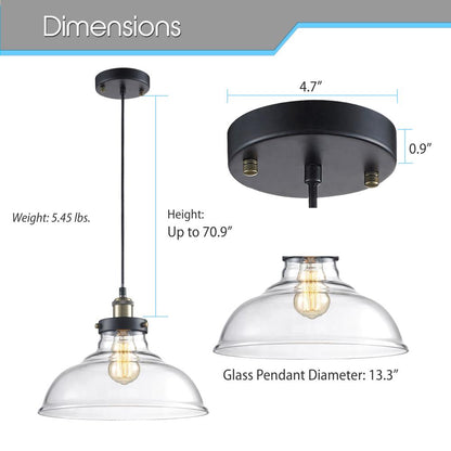 product image number 3 for SereneLife Ceiling Pendant Hanging Light Fixture