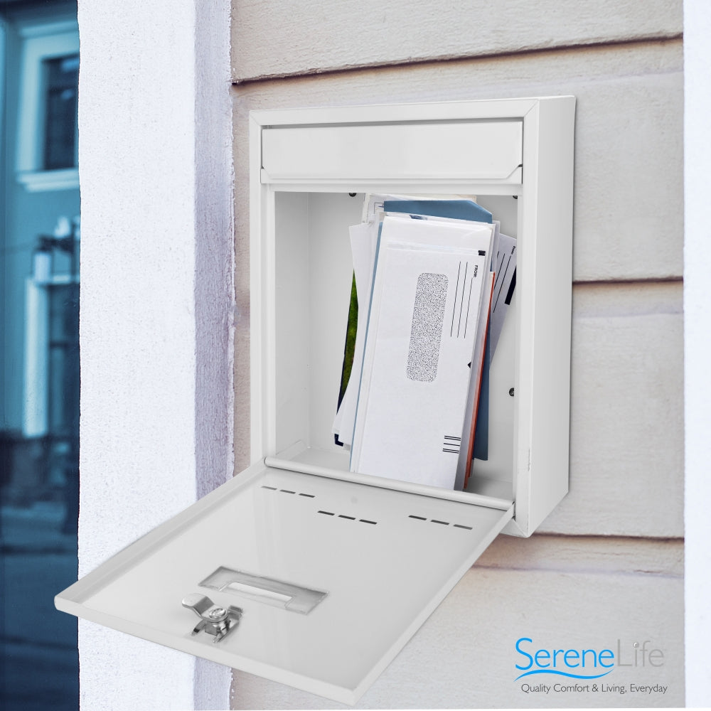 product image number 5 for SereneLife Wall Mount Locking Mailbox