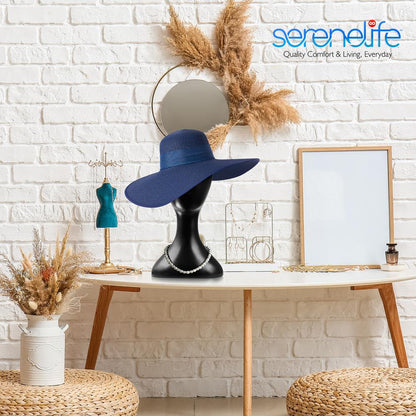 Mannequin Head for Styling & Display, Durable PP Material