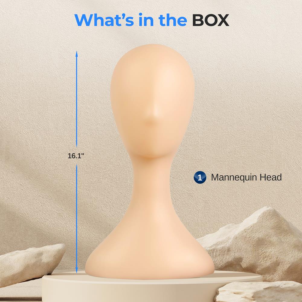 product image number 2 for SereneLife Female Mannequin Head