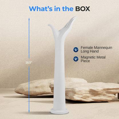 product image number 2 for SereneLife Female Mannequin Hand Display Holder Sta