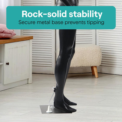 Male Mannequin 73" Adjustable Head Flexible Limbs Detachable Design