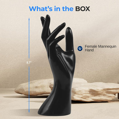 product image number 2 for SereneLife Female Mannequin Hand Display Holder Sta