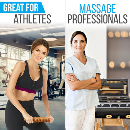 product image number 4 for SereneLife Wood Therapy Massage Tools Kit