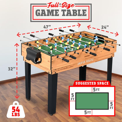 4-in-1 Game Table, Multi-Function, Sturdy Design, Indoor/Outdoor Use
