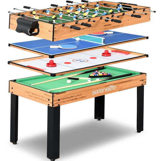 4-in-1 Game Table, Multi-Function, Sturdy Design, Indoor/Outdoor Use