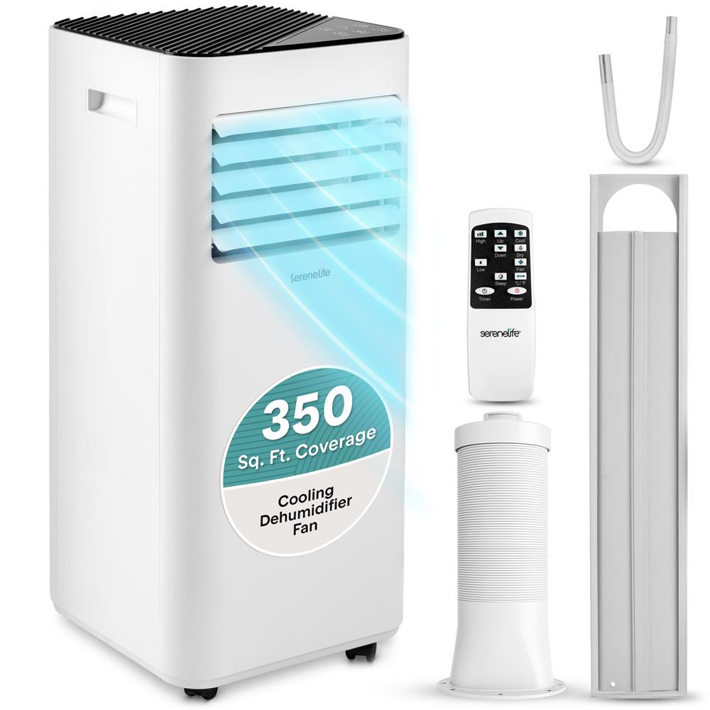 Portable Air Conditioner 8000 BTU Efficient Cooling White