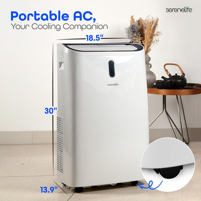 Portable Air Conditioner 12000 BTU Efficient Cooling White