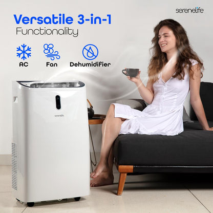 Portable Air Conditioner 12000 BTU Efficient Cooling White