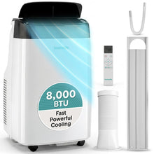 Portable Air Conditioner 8,000 BTU Efficient Cooling Remote Control