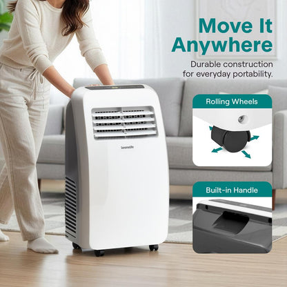 Portable Air Conditioner 8,000 BTU Efficient Cooling Remote Control
