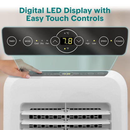 Portable Air Conditioner 8,000 BTU Efficient Cooling Remote Control