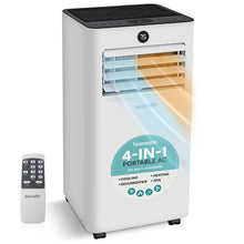 Portable AC & Heater 10,000 BTU Efficient Cooling, Remote, Gray
