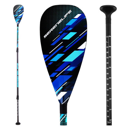 Adjustable SUP Paddle Lightweight Carbon Fiber 3-Piece Assembly