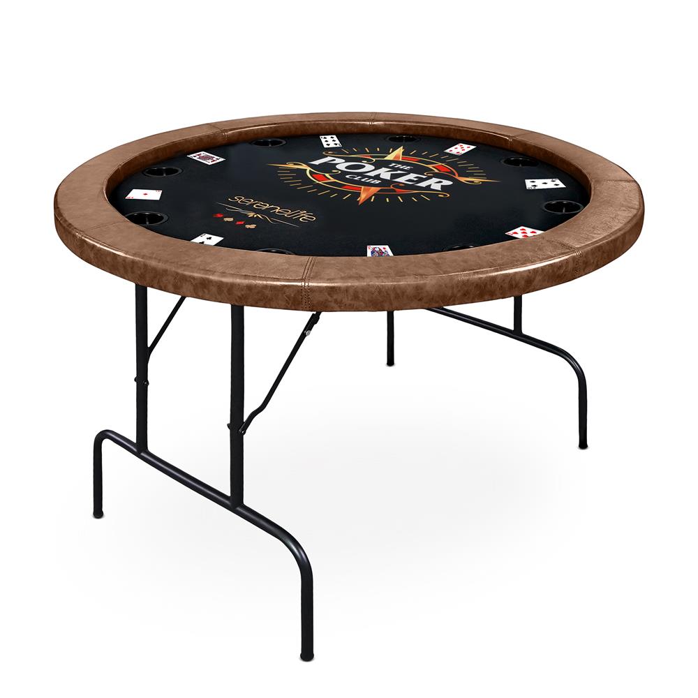 product image number 1 for SereneLife Rounded Poker/Casino Game Table
