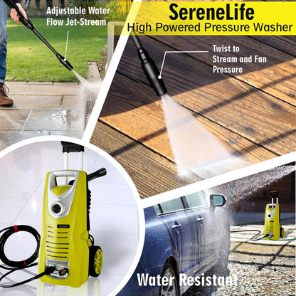 product image number 5 for SereneLife Home Outdoor Electric Power Washer
