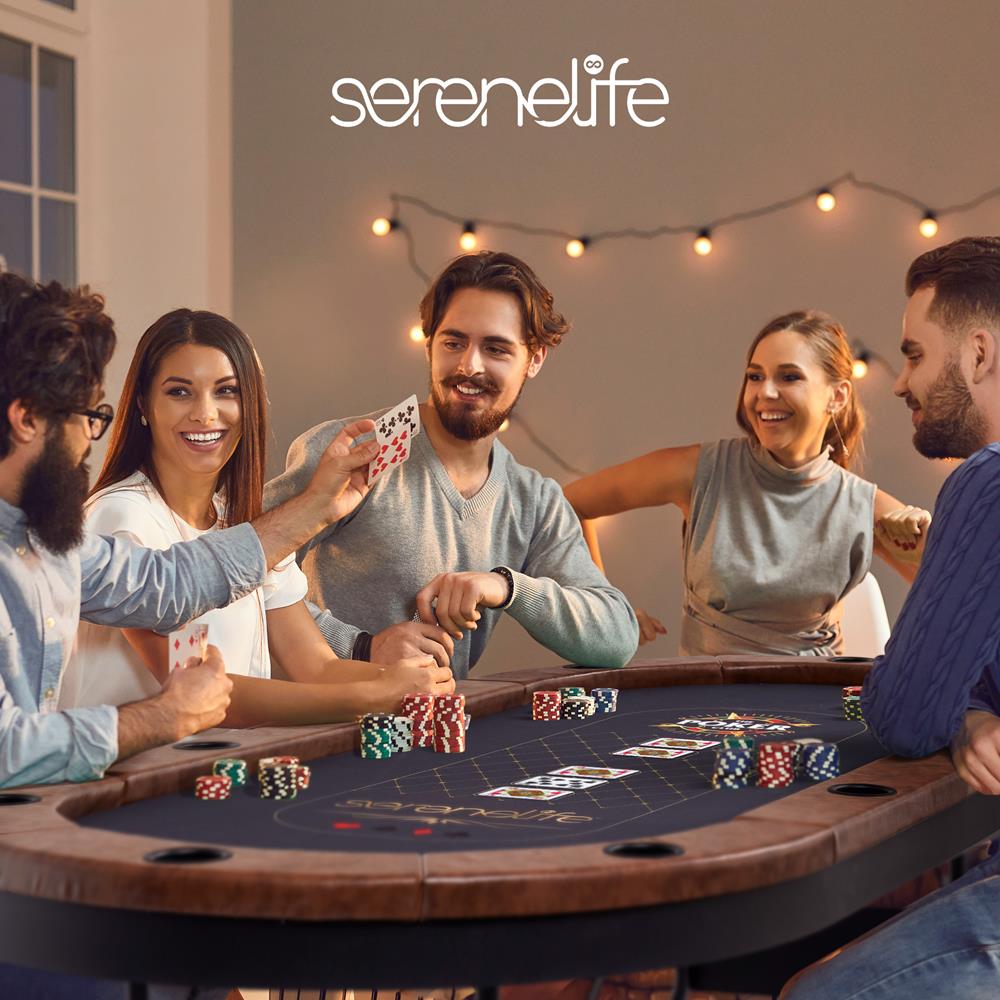 product image number 7 for SereneLife Poker/Casino Game Table