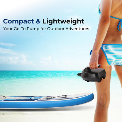 Inflatable Paddle Board Pump 20PSI High Pressure 12V DC Electric Air Pump