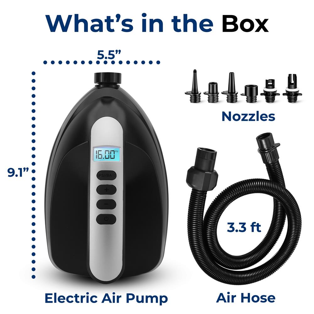 SereneLife Paddle Board Air Pump - Thumbnail 2