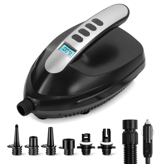 Inflatable Paddle Board Pump 20PSI High Pressure 12V DC Electric Air Pump