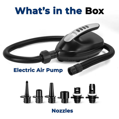 Inflatable Paddle Board Pump 16PSI High Pressure 12V DC Electric Air Pump