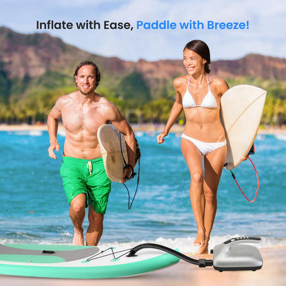 Electric Paddle Board Pump - Fast Inflation, 20 PSI, LCD Display