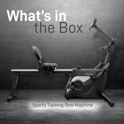 2-in-1 Rowing Machine & Bike - Weight Loss - 8 Magnetic Resistance Levels