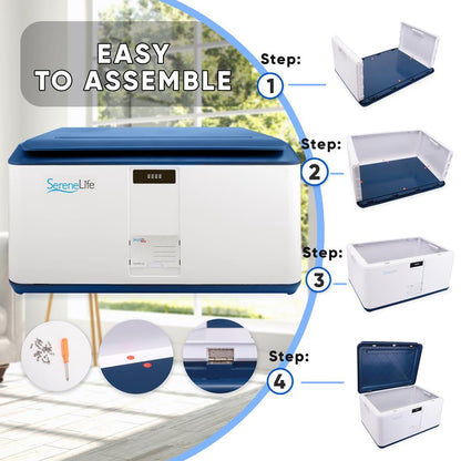 product image number 2 for SereneLife Security Locking Storage Container Bin