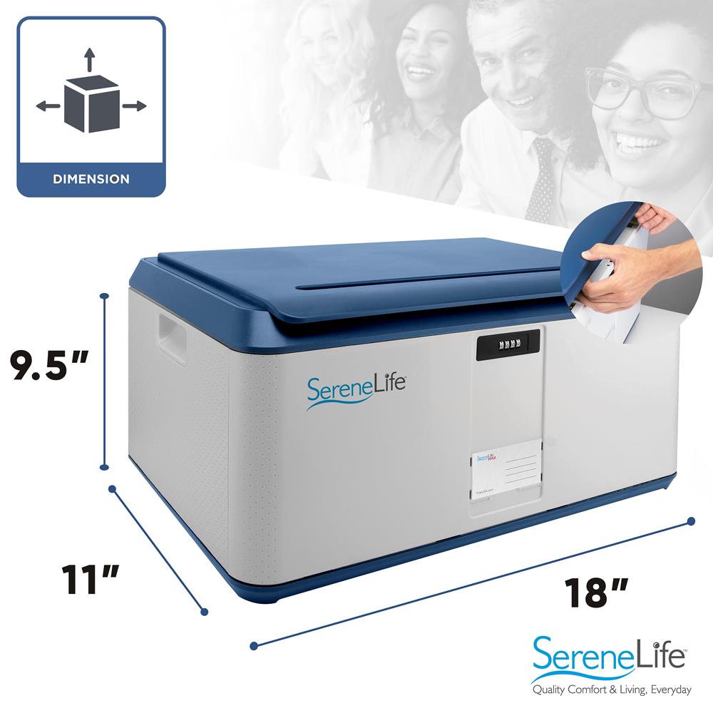 product image number 7 for SereneLife Security Locking Storage Container Bin