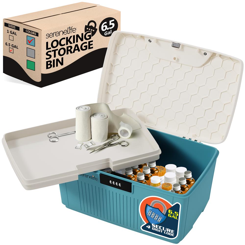 SereneLife Storage Container Bin - Thumbnail 2