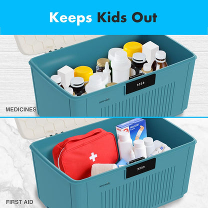 product image number 6 for SereneLife 8.5 Gallon Locking Storage Bin