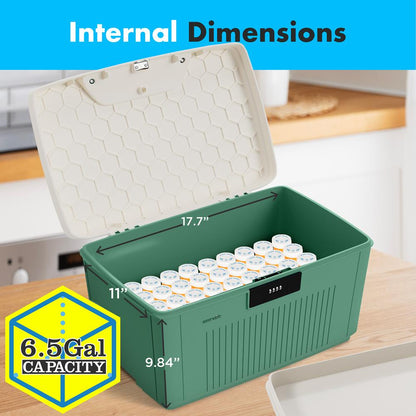 product image number 3 for SereneLife 8.5 Gallon Locking Storage Bin