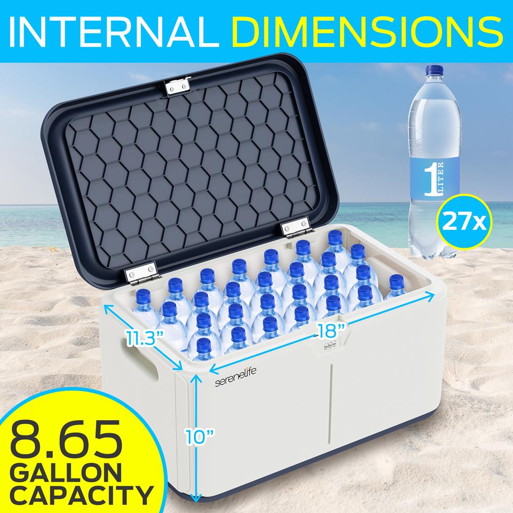 product image number 3 for SereneLife 8 Gallon Locking Storage Bin