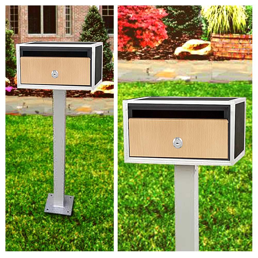 product image number 2 for SereneLife Wall Mount Locking Mailbox