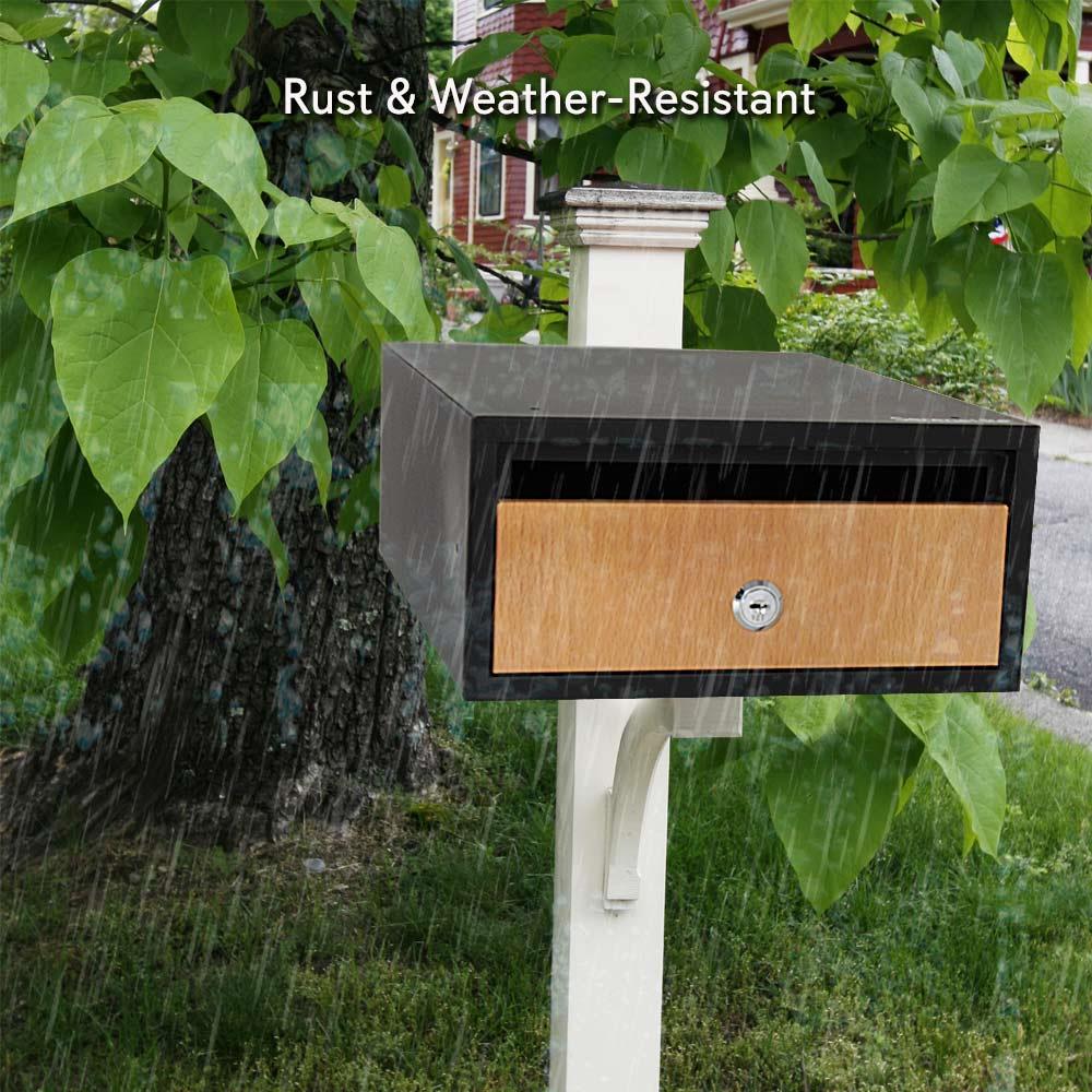 product image number 5 for SereneLife Wall Mount Locking Mailbox