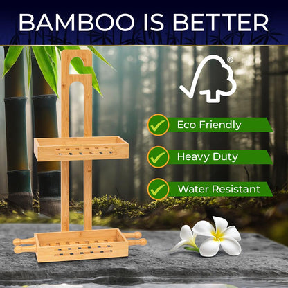 Bamboo Hanging Shower Caddy