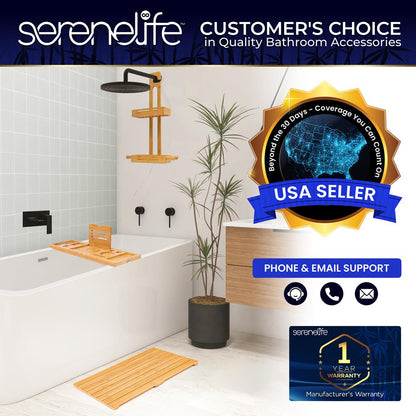 Bamboo Hanging Shower Caddy