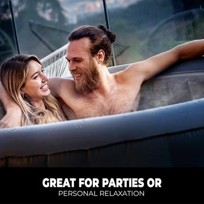 product image number 6 for SereneLife Round Inflatable Pool Spa With Light