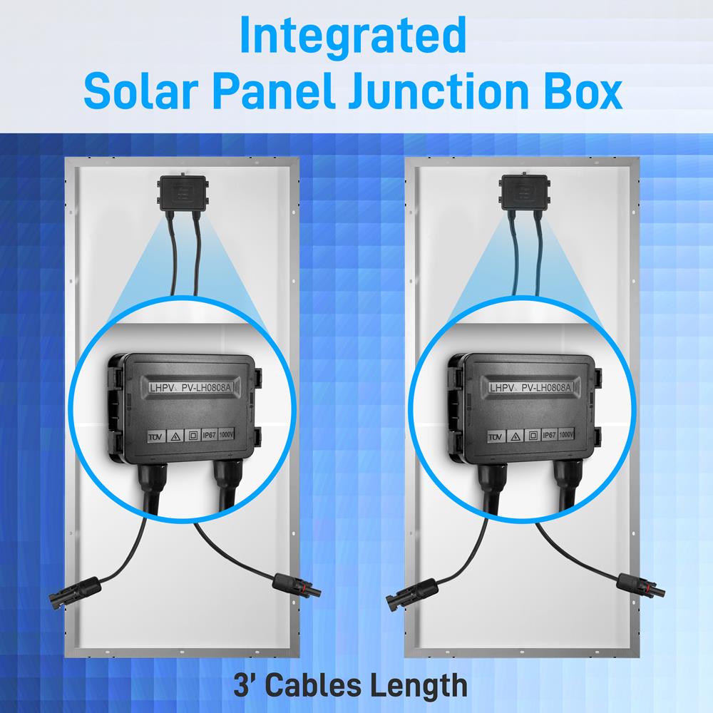 product image number 9 for SereneLife Mono Solar Panel Starter Kit