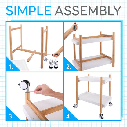 product image number 3 for SereneLife Serving Cart