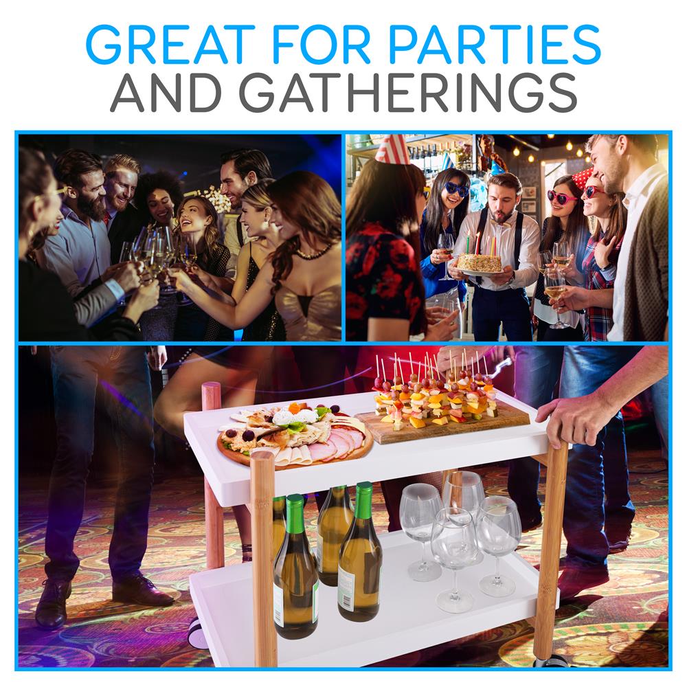 product image number 6 for SereneLife Serving Cart