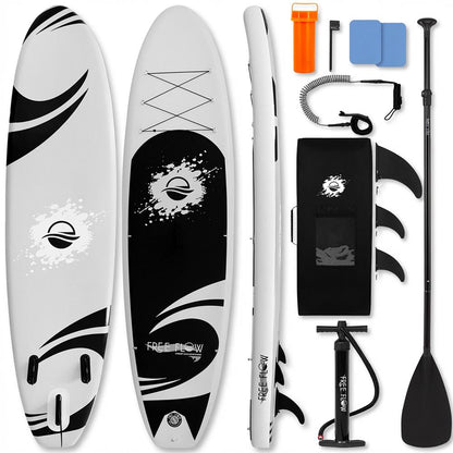 Inflatable Paddle Board, Stable Design, 3 Fins, Non-Slip Deck, 10'6"