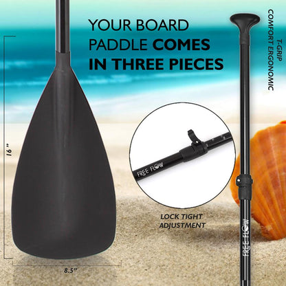 Inflatable Paddle Board, Stable Design, 3 Fins, Non-Slip Deck, 10'6"