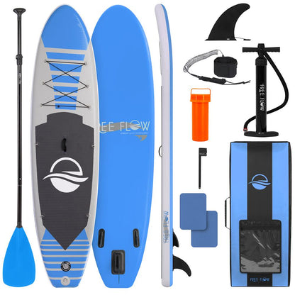 Inflatable Paddle Board Stable Non-Slip Deck, 10'6