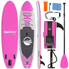 Inflatable Paddle Board - Stable Non-Slip Deck, 10'6", PVC, 350 lbs Capacity