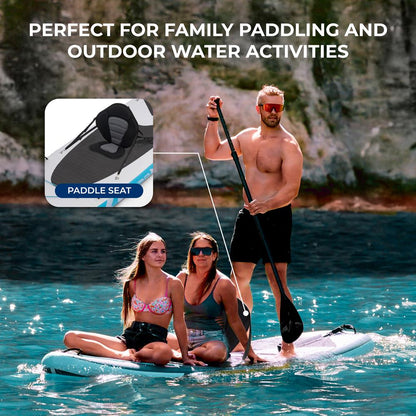 Inflatable Paddle Board 480 lbs Capacity Non-Slip Deck Pad 12'2"